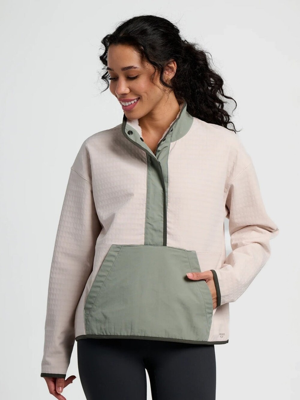 Freefly Gridback Fleece Snap Pullover